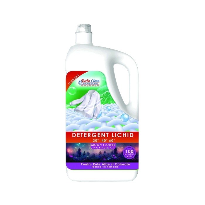 Detergent lichid 5L Turbo Clean Economic Moon Flower