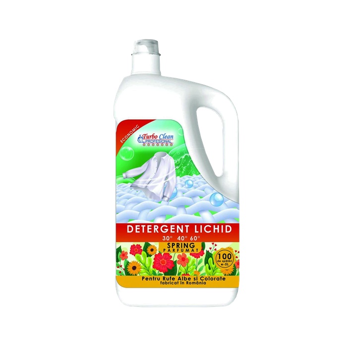 Detergent lichid 5L Turbo Clean Economic Spring